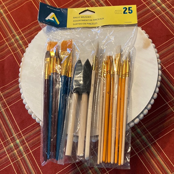 Art Alternatives Other - Art Alternatives Bag O’ Brushes 25 Brushes Special Effects Makeup New Paint